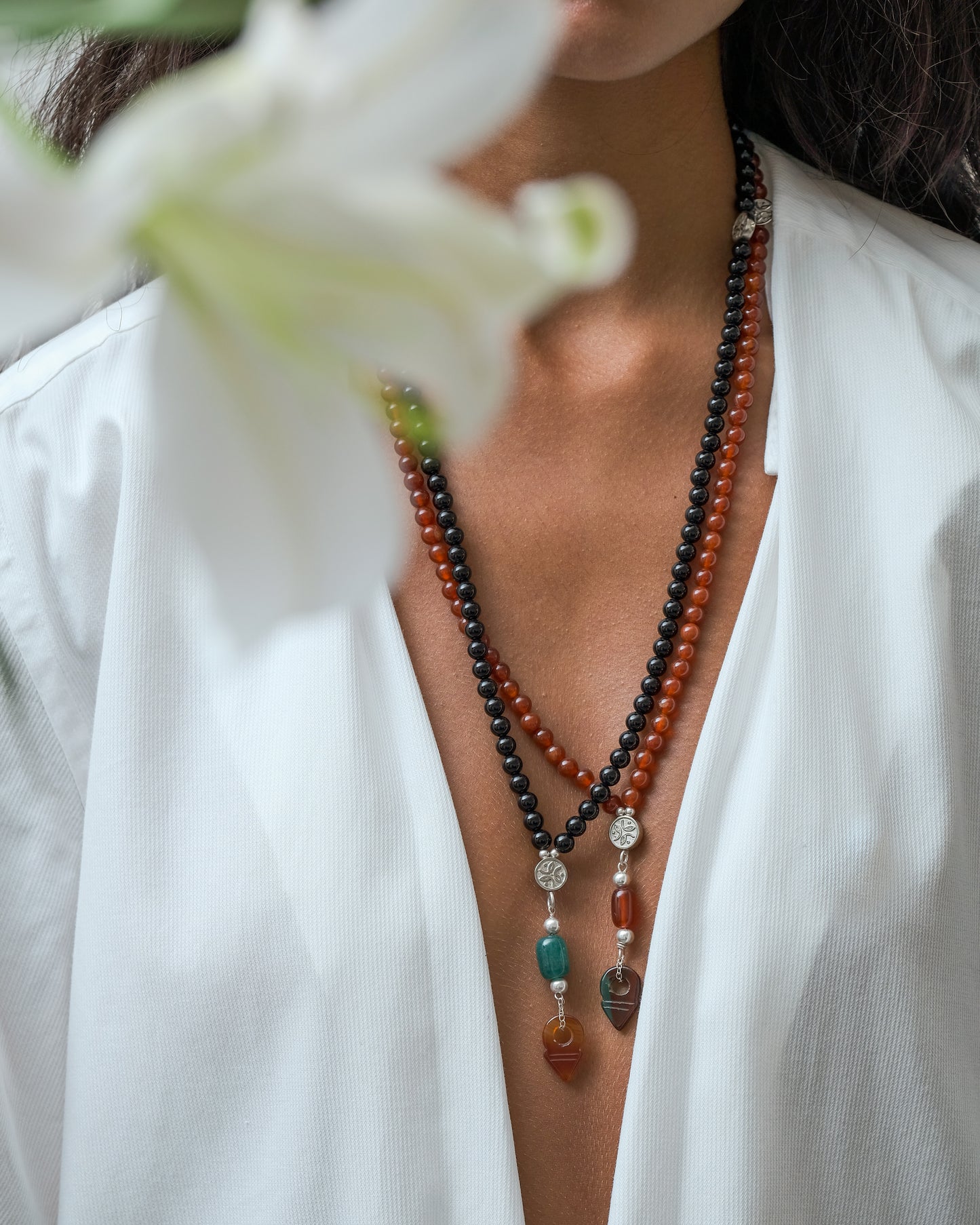 agate necklaces