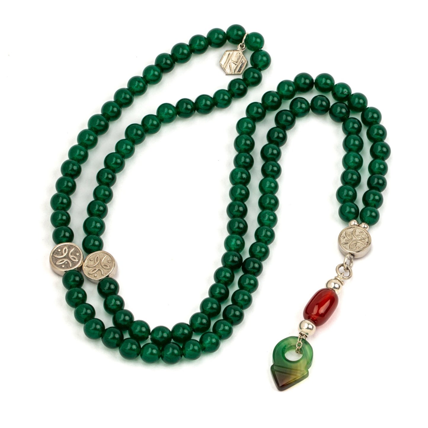 green agate necklace