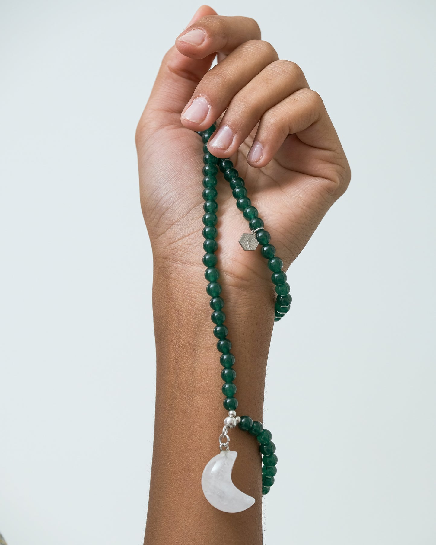 green agate necklace