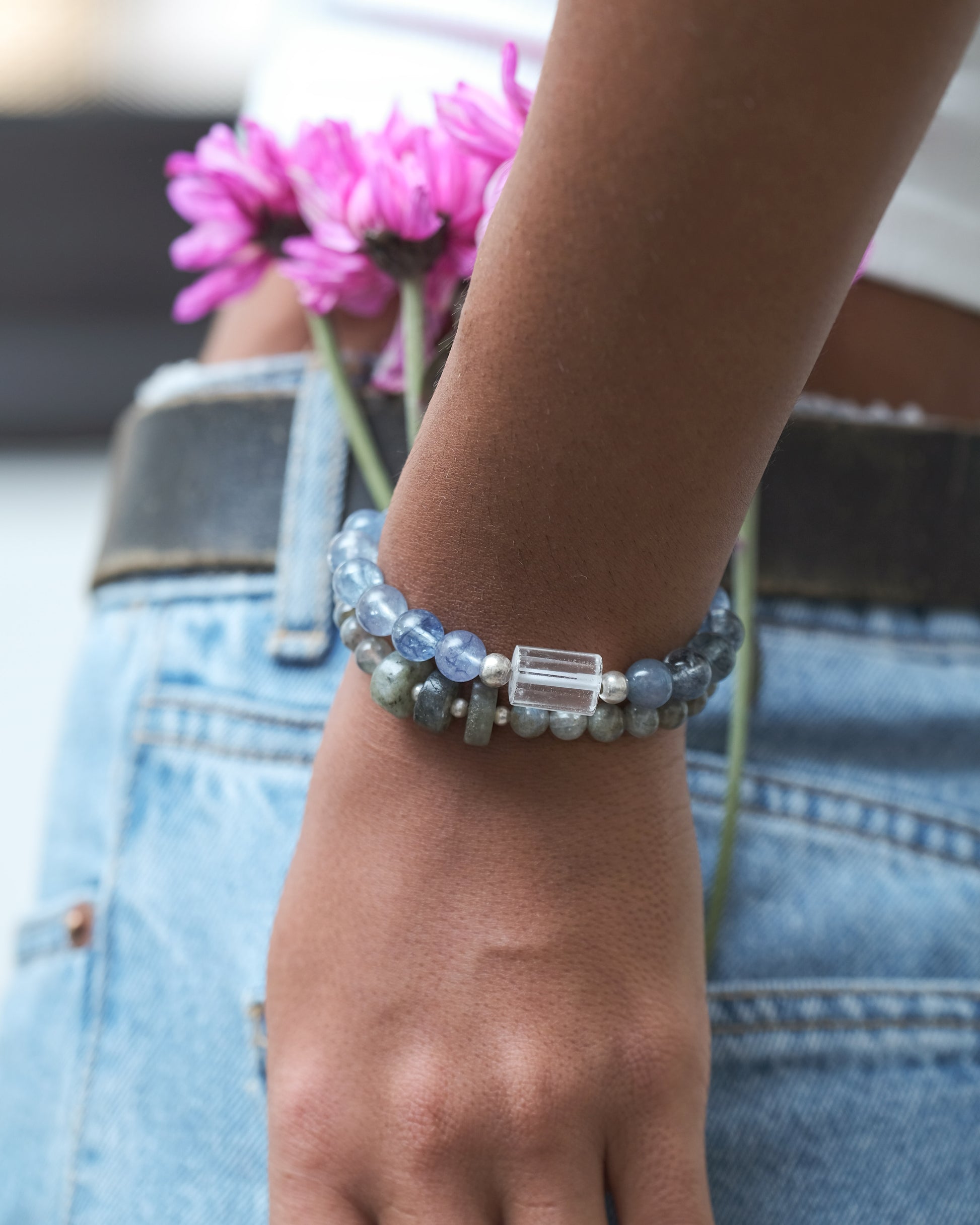 grey quartz bracelet