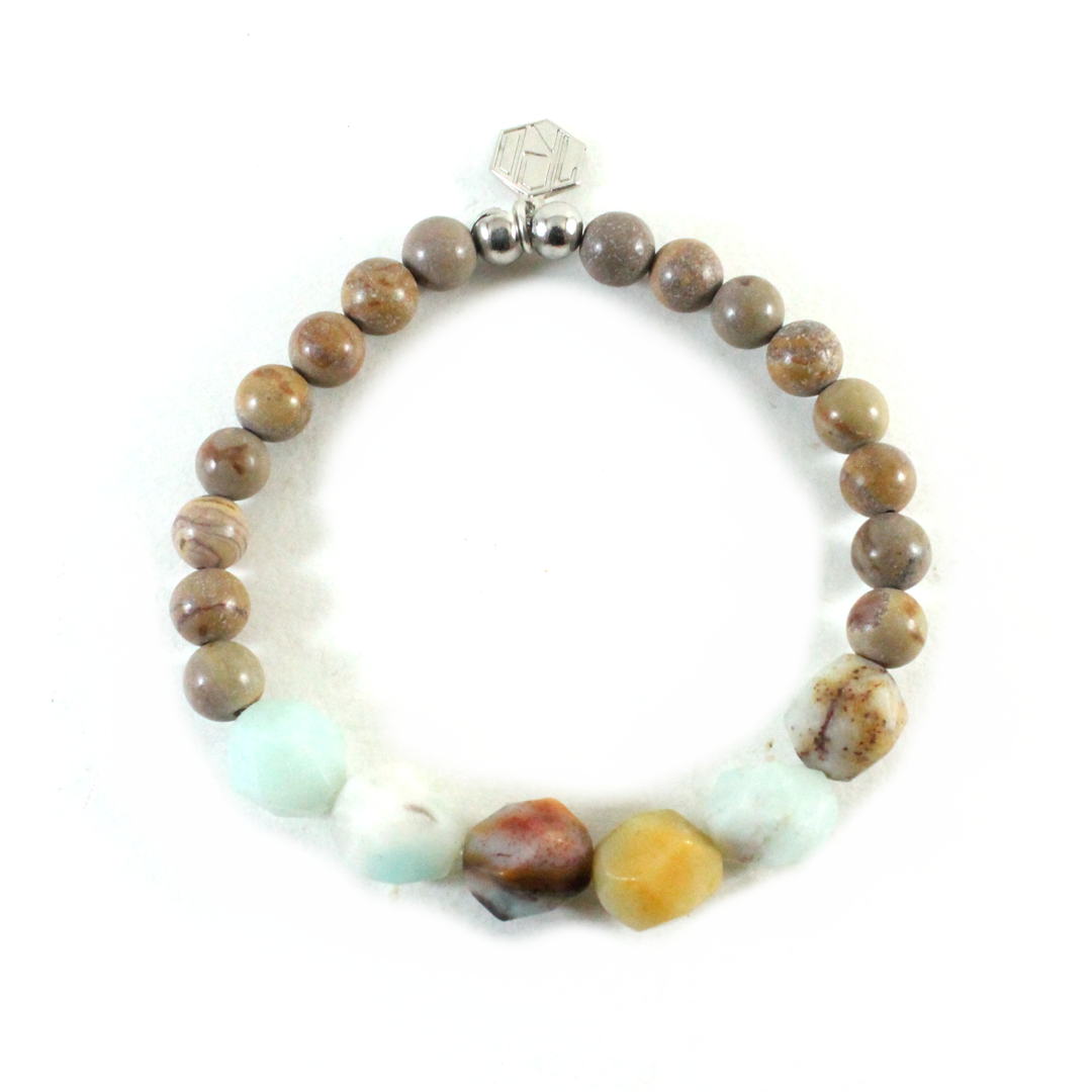 Jasper & Amazonite Bracelet -The Ricci District