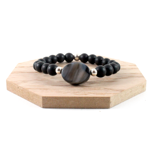 Onyx Bracelet - Chakra Collection -The Ricci District