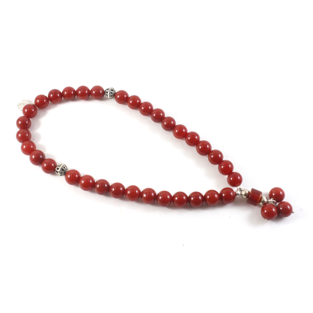 Orange Agate Bracelet