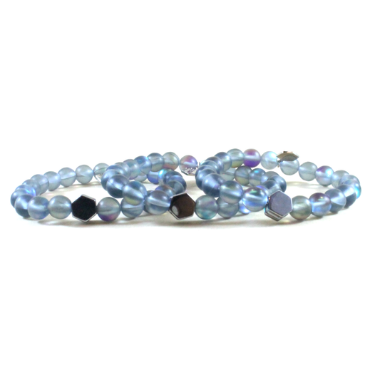 Rainbow Moonstone Bracelet -The Ricci District