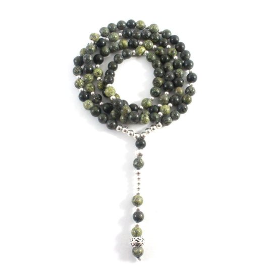 Green Jasper Necklace - Chakra Collection-TheRicciDistrict