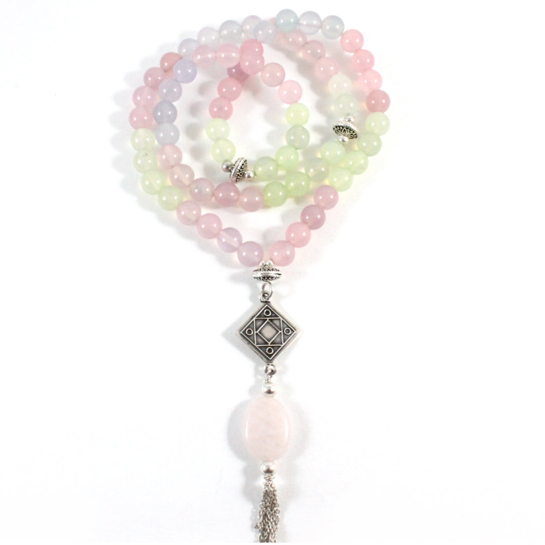 3-in-1 Multi Quartz Necklace/Bracelet/Prayer beads -The Ricci District