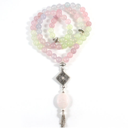 3-in-1 Multi Quartz Necklace/Bracelet/Prayer beads -The Ricci District