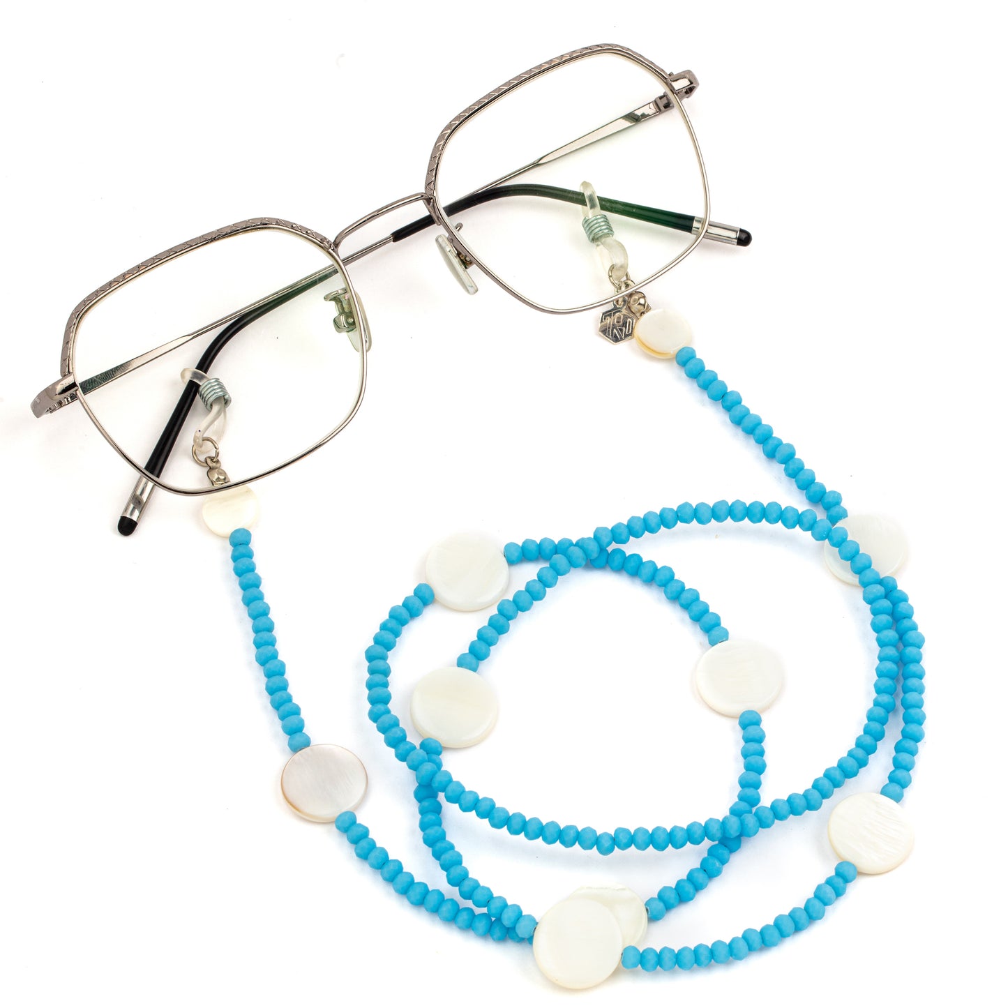 baby blue glasses chain