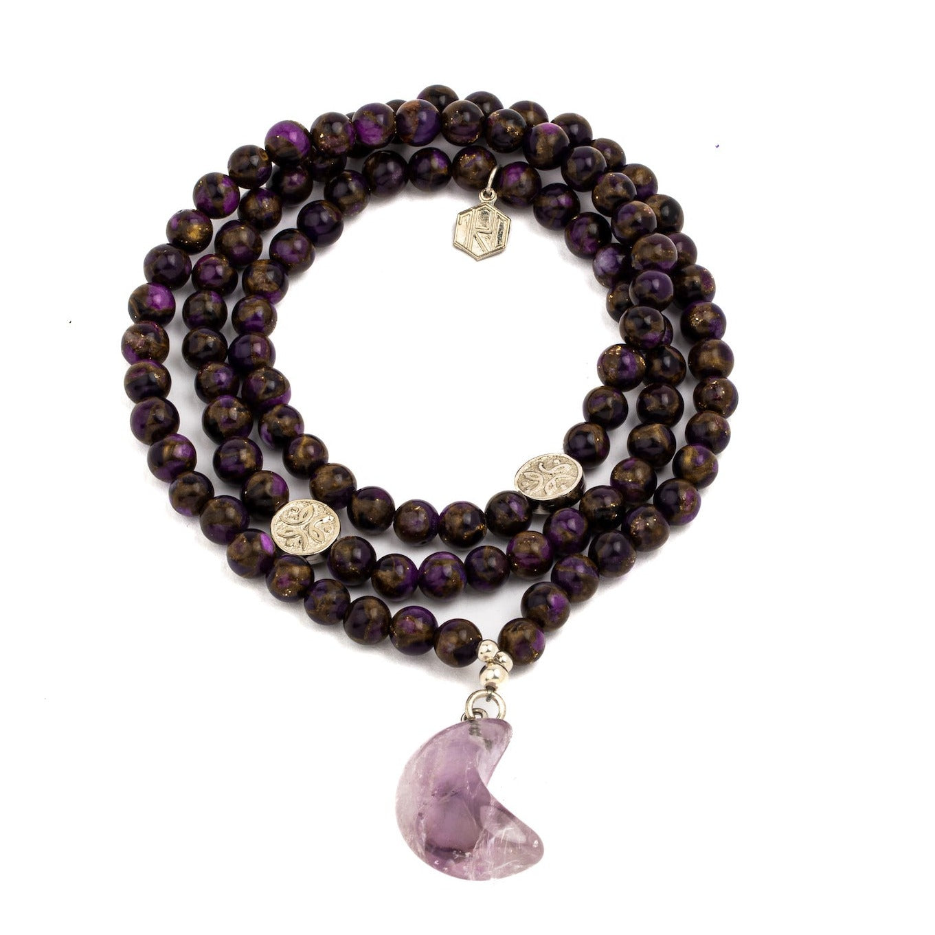 jasper and amethyst necklace